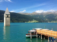 Reschensee - Kirchturm von Altgraun