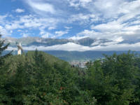 Blick auf Innsbruck und die Nordkette