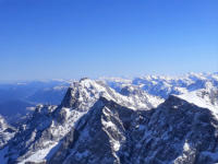 Zugspitze aus dem Flugzeug