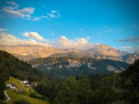Blick aus unserem Zimmer im "Das Graseck"