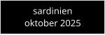 sardinien oktober 2025