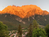 Blick von der Hotelterrasse