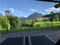 Blick aus unserem Zimmer
